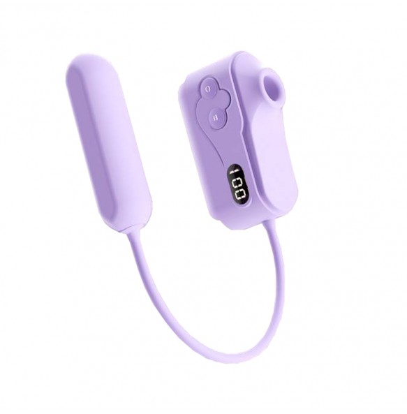 QUER - Fantasy Earphone Sucking Vibrator (Chargeable - Purple)